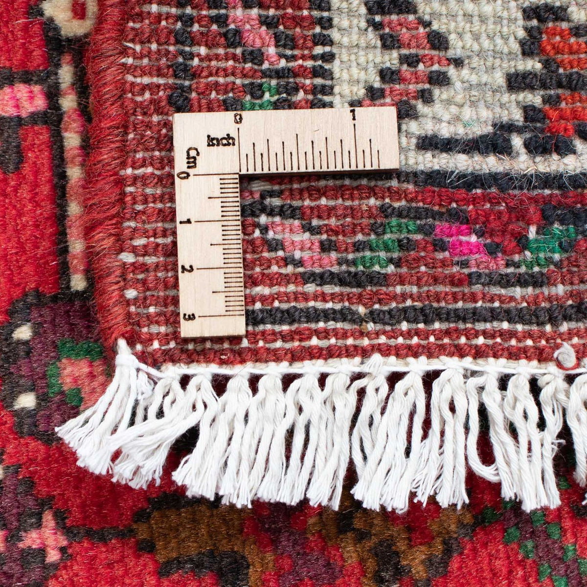 Runner Persisk matta - Nomadic - 200 x 80 cm - mörkröd