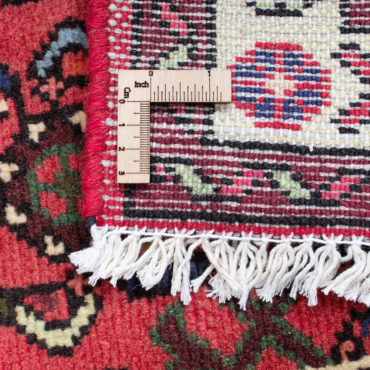 Runner Persisk matta - Nomadic - 190 x 68 cm - mörkröd