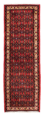Runner Persisk matta - Nomadic - 200 x 66 cm - mörkröd
