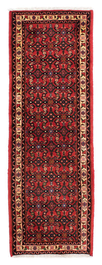 Runner Persisk matta - Nomadic - 200 x 66 cm - mörkröd