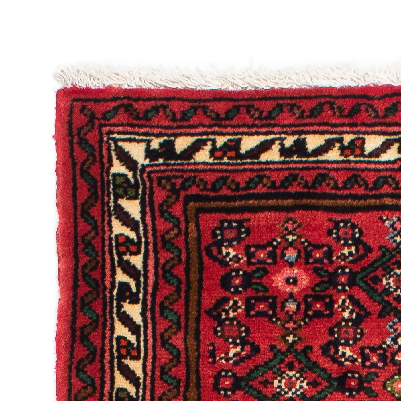 Runner Persisk matta - Nomadic - 192 x 70 cm - mörkröd