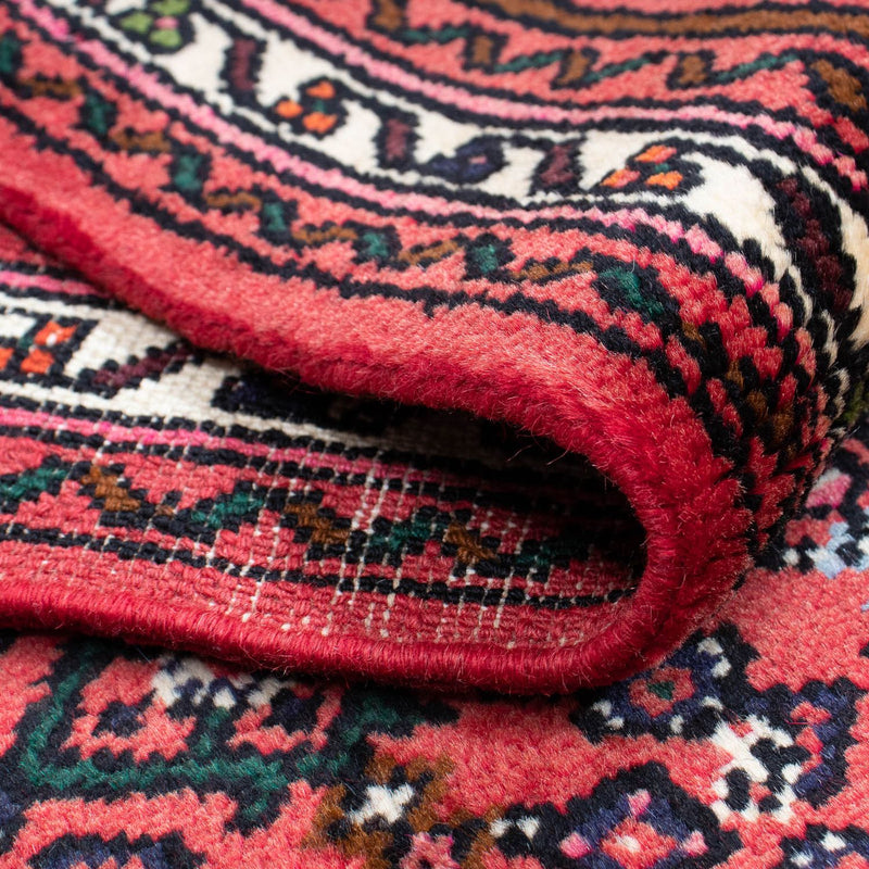 Runner Persisk matta - Nomadic - 192 x 70 cm - mörkröd