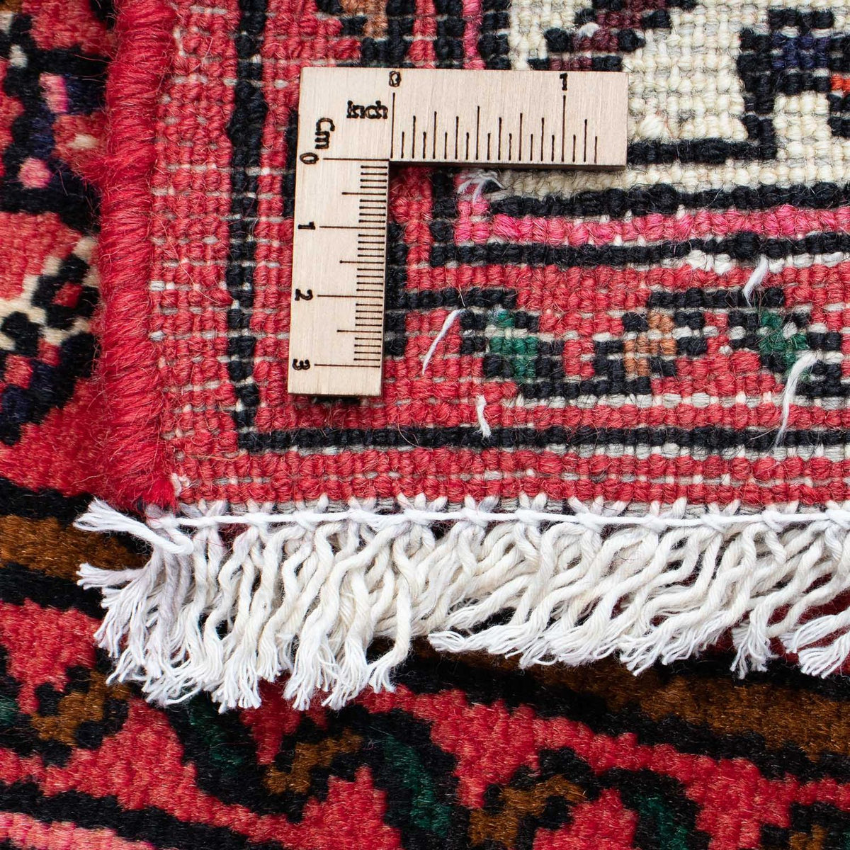 Runner Persisk matta - Nomadic - 192 x 70 cm - mörkröd