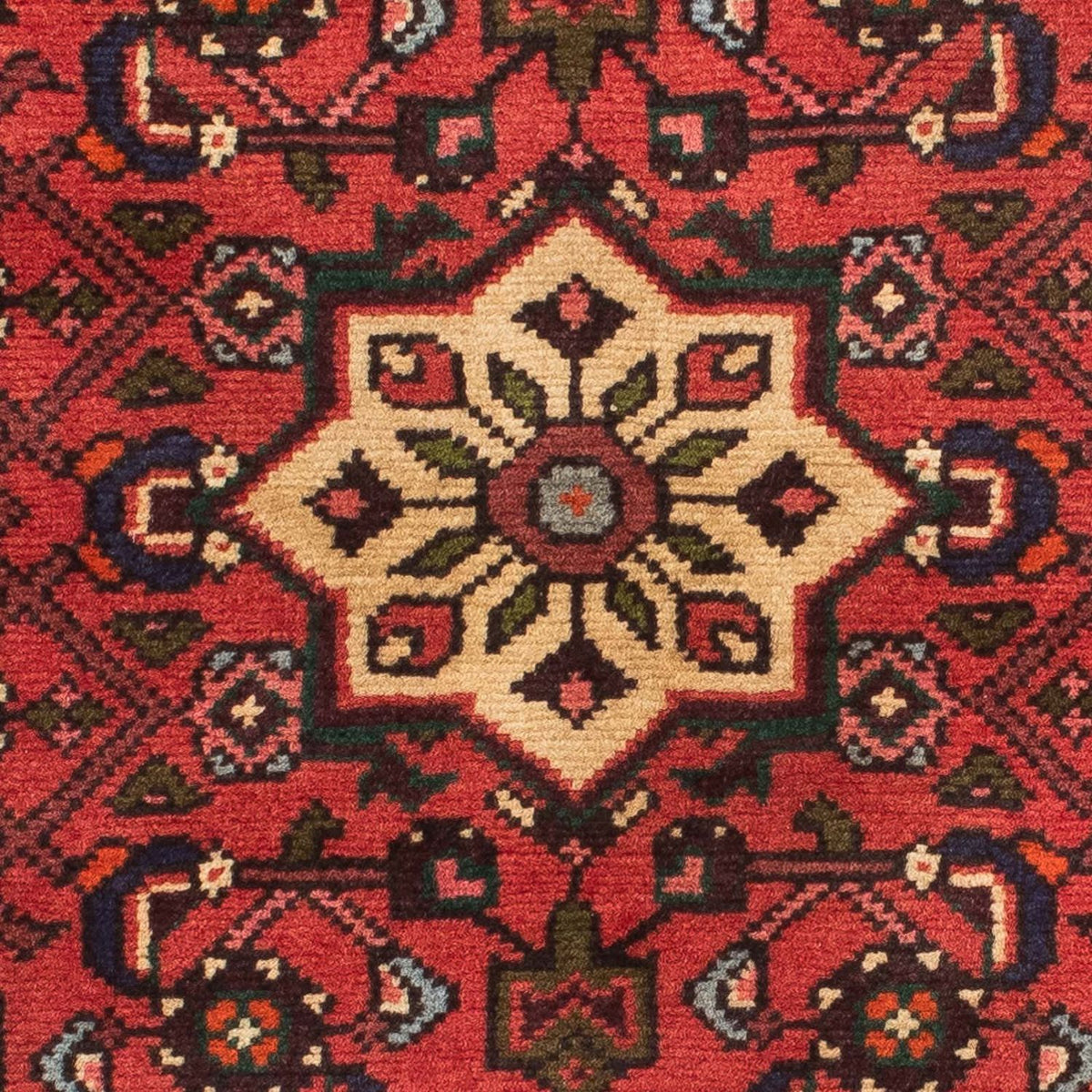 Runner Persisk matta - Nomadic - 198 x 73 cm - mörkröd