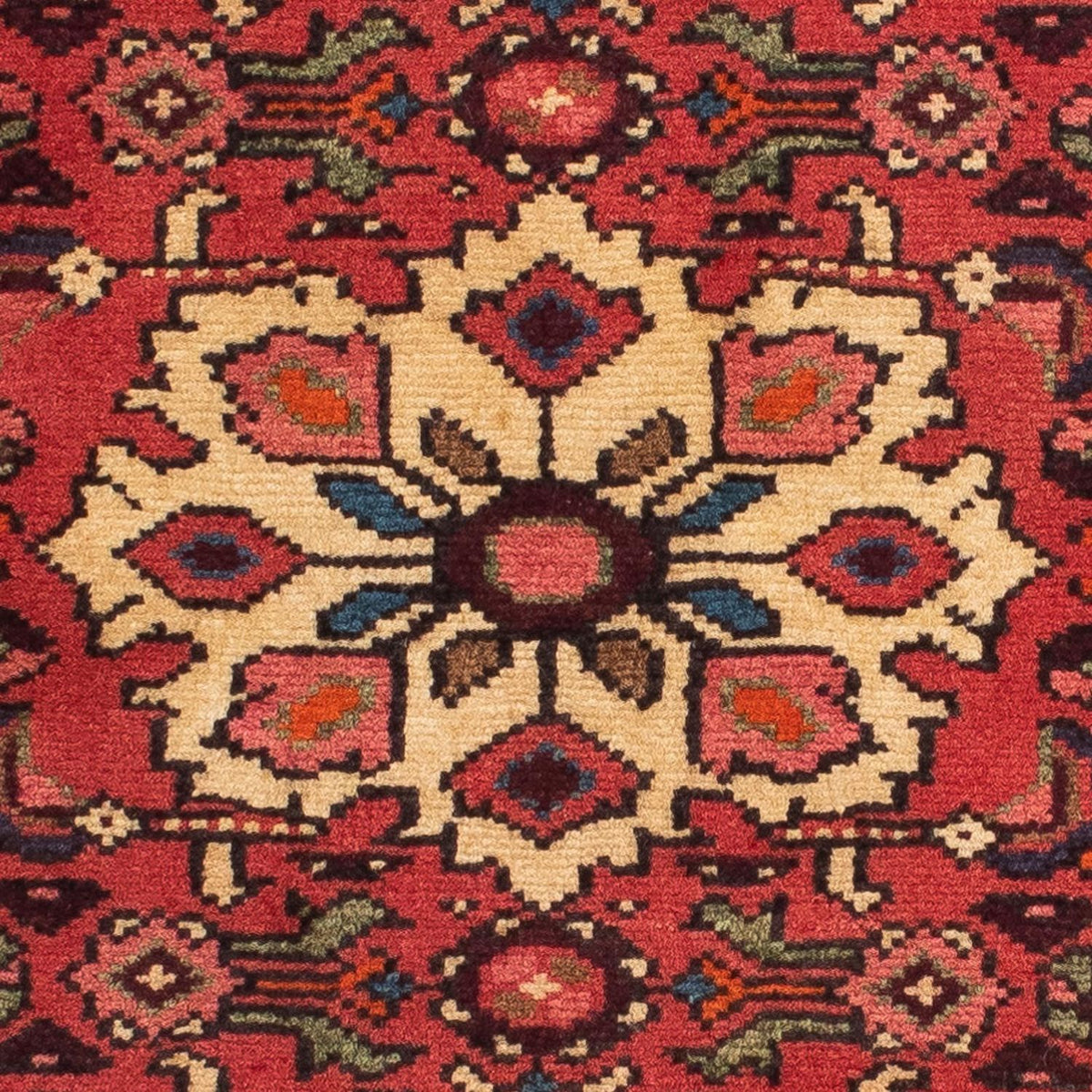 Runner Persisk matta - Nomadic - 200 x 78 cm - mörkröd