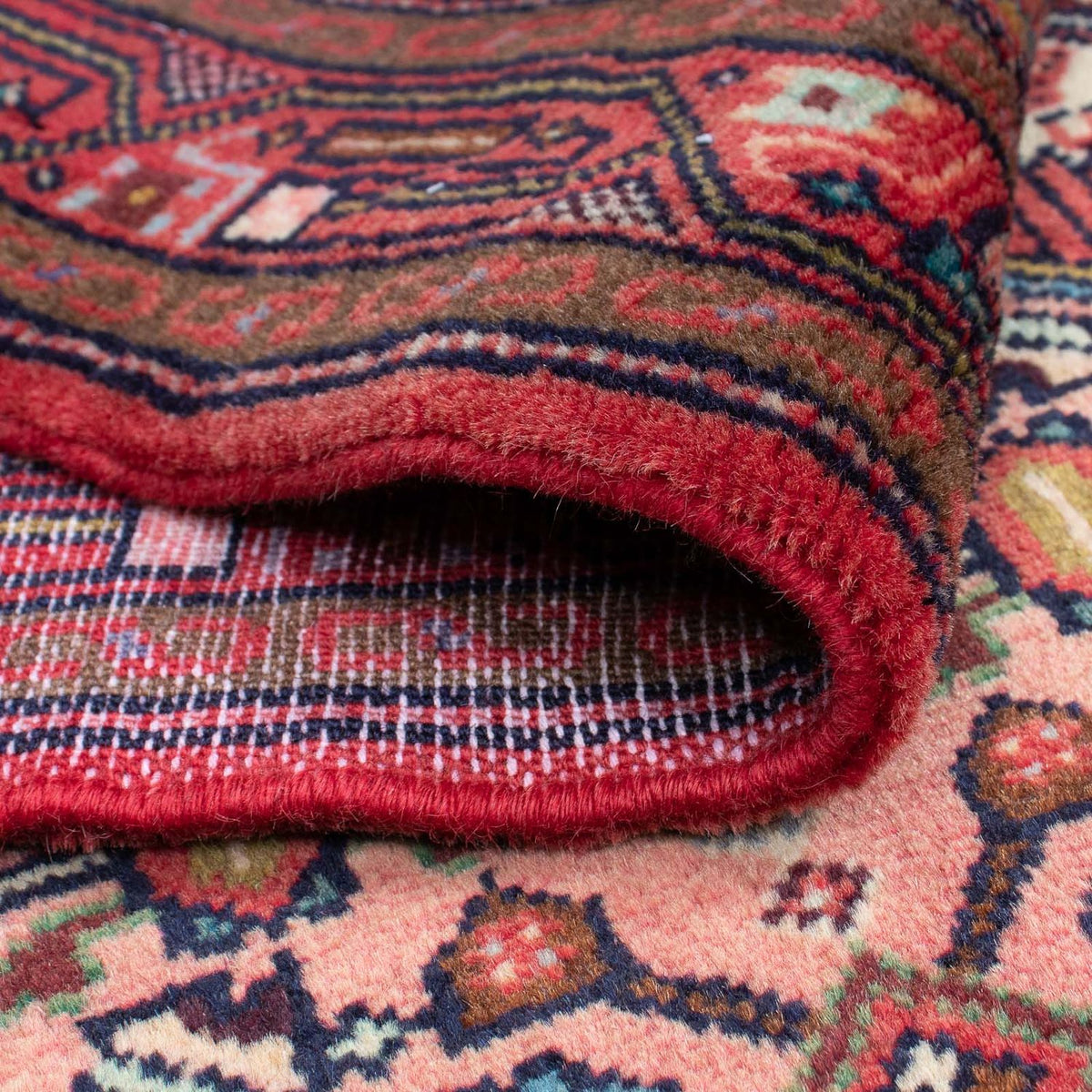 Runner Persisk matta - Nomadic - 200 x 80 cm - mörkröd