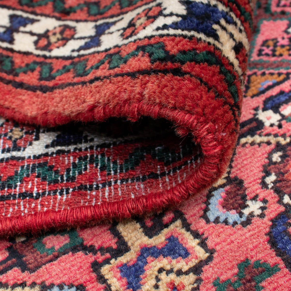 Runner Persisk matta - Nomadic - 185 x 78 cm - mörkröd