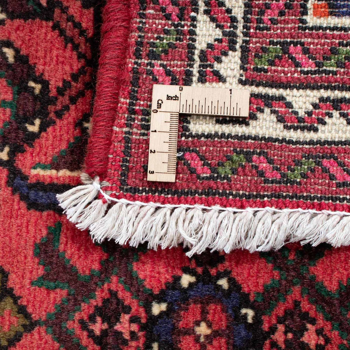 Runner Persisk matta - Nomadic - 200 x 72 cm - mörkröd