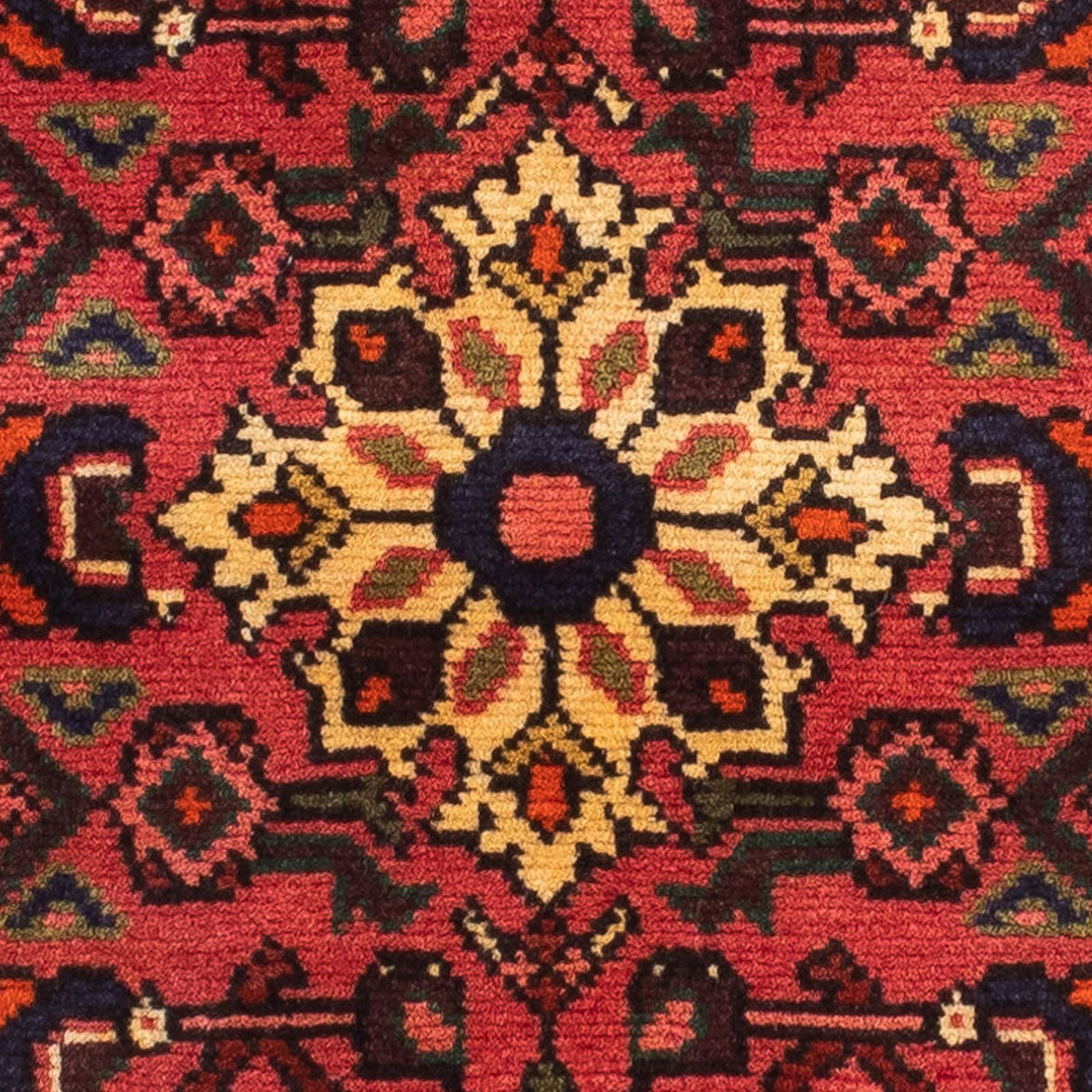 Runner Persisk matta - Nomadic - 203 x 68 cm - mörkröd