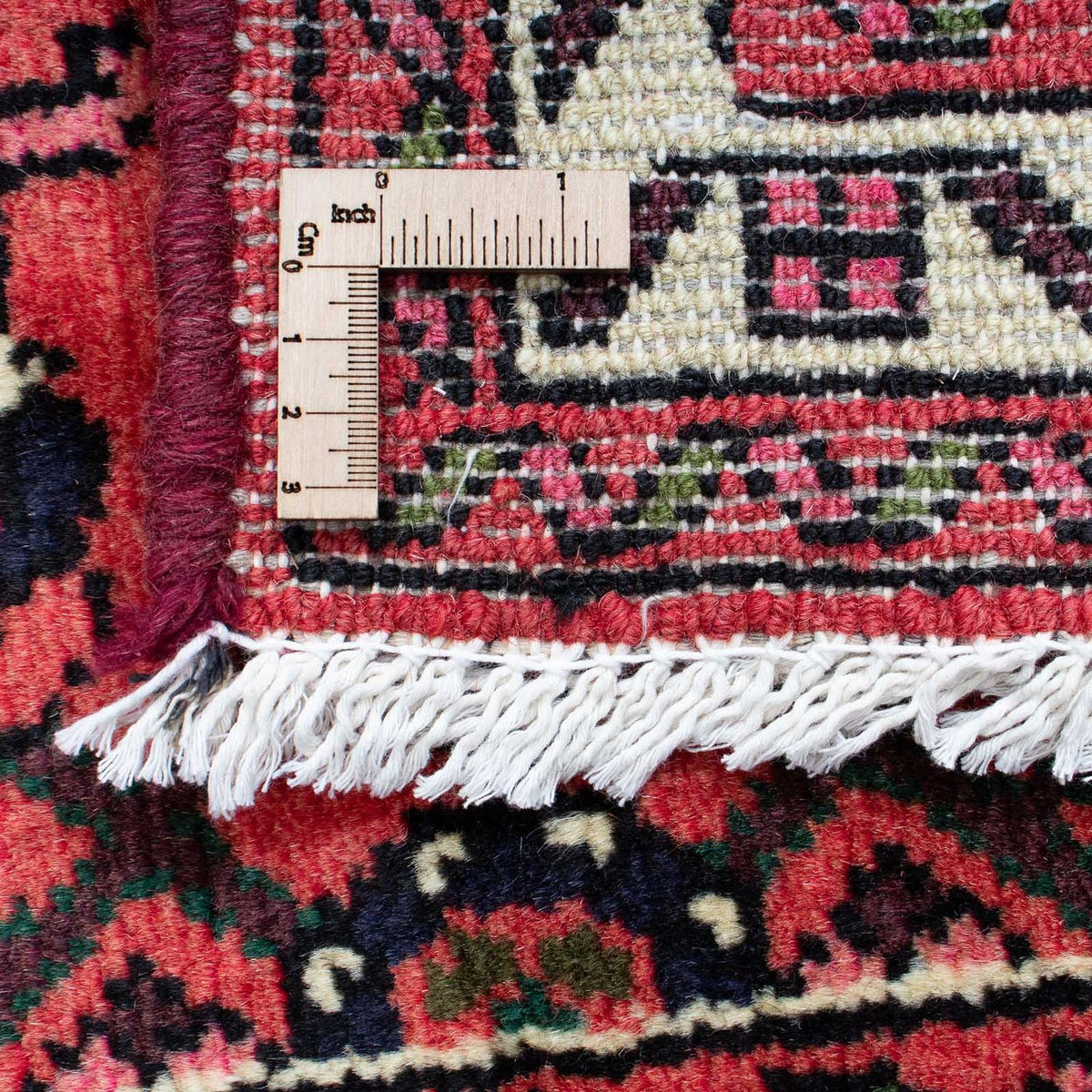 Runner Persisk matta - Nomadic - 196 x 68 cm - mörkröd