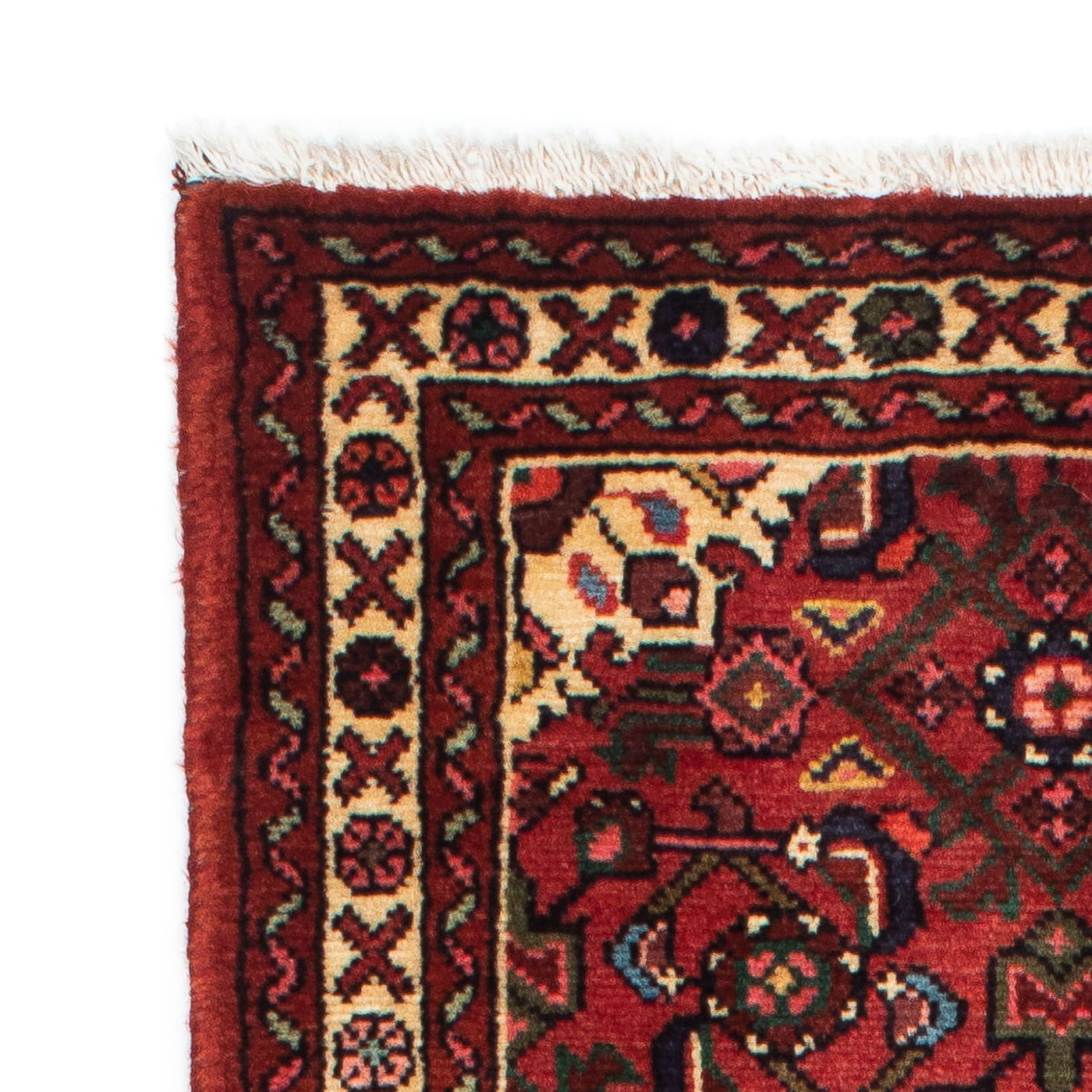 Runner Persisk matta - Nomadic - 204 x 75 cm - mörkröd