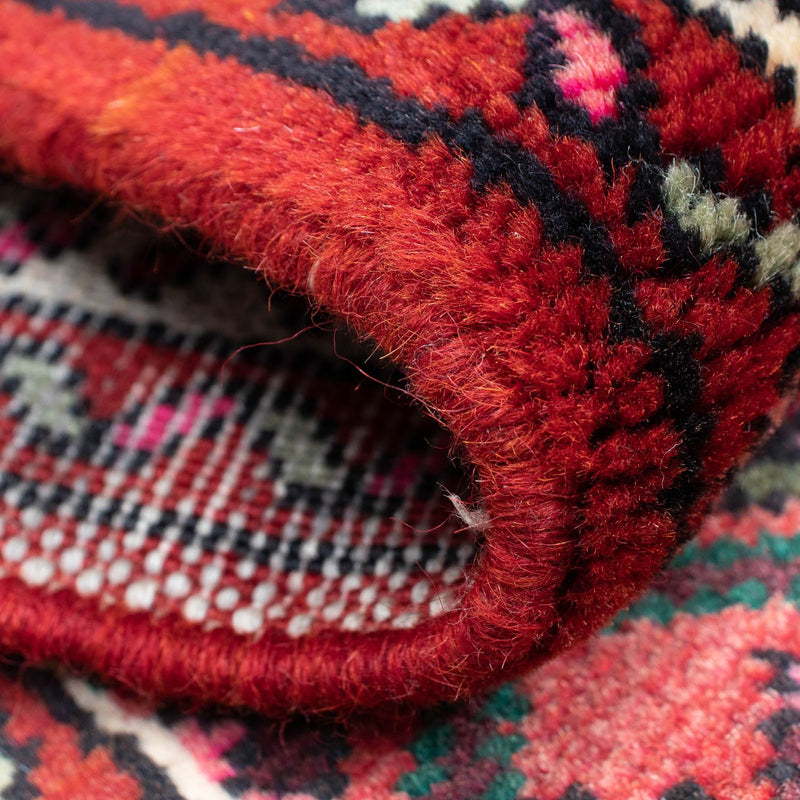 Runner Persisk matta - Nomadic - 204 x 75 cm - mörkröd