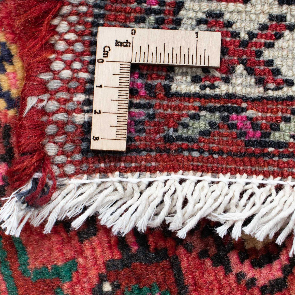 Runner Persisk matta - Nomadic - 204 x 75 cm - mörkröd