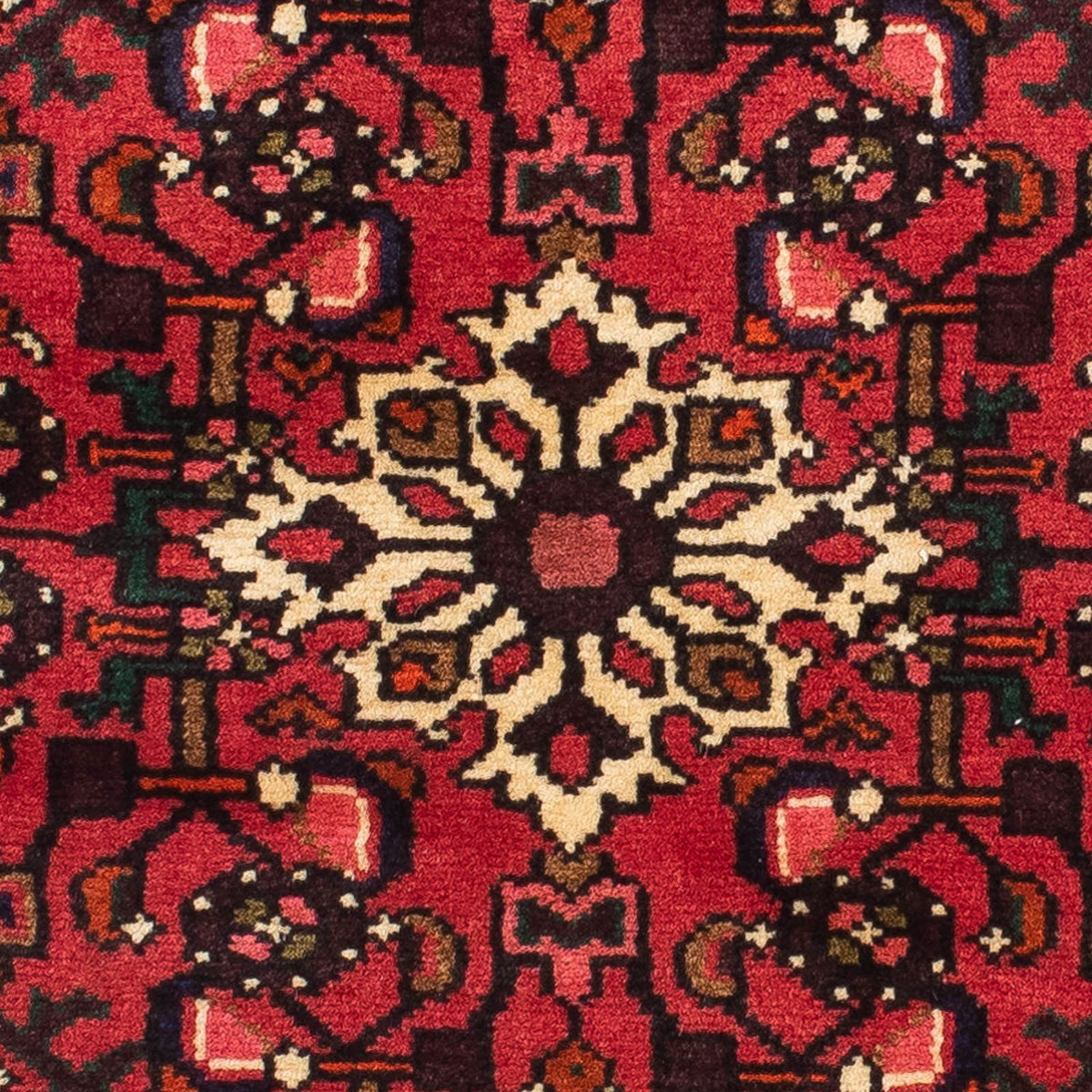 Runner Persisk matta - Nomadic - 190 x 75 cm - mörkröd