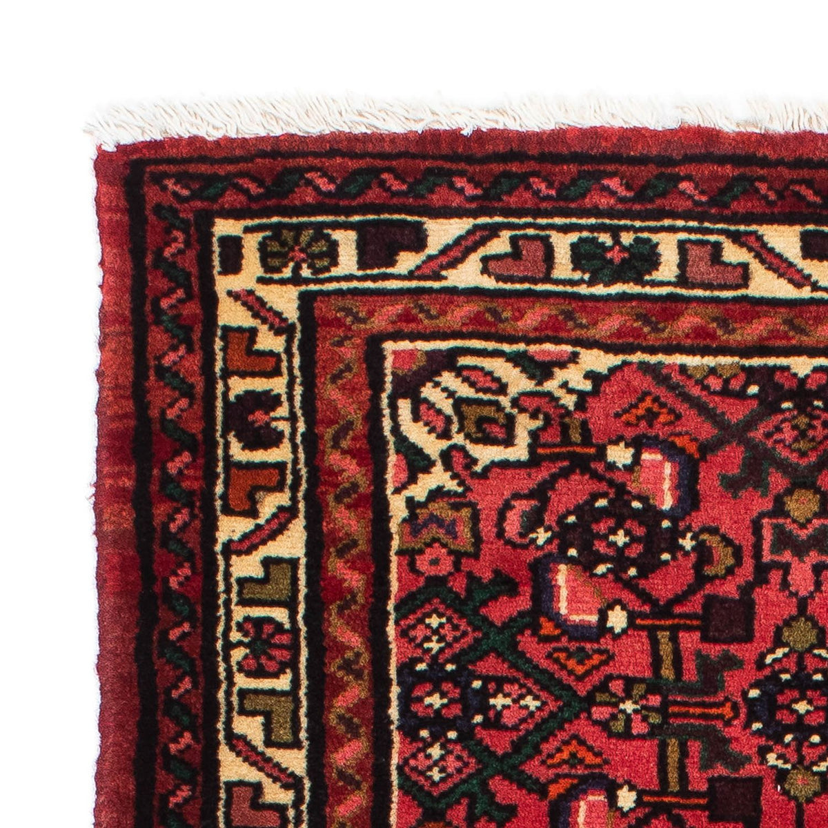 Runner Persisk matta - Nomadic - 190 x 75 cm - mörkröd