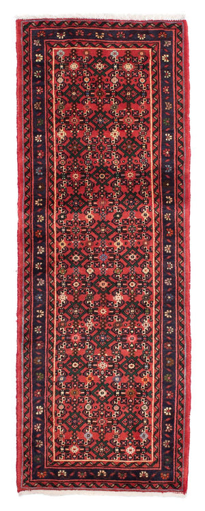 Runner Persisk matta - Nomadic - 204 x 72 cm - mörkröd