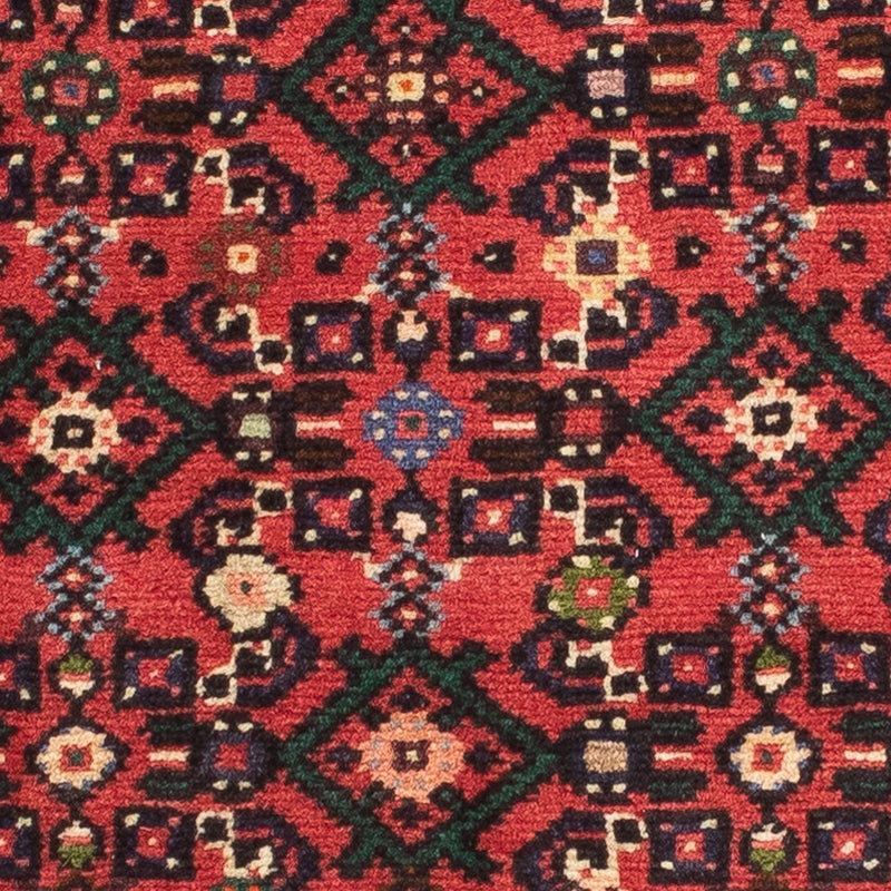 Runner Persisk matta - Nomadic - 204 x 72 cm - mörkröd