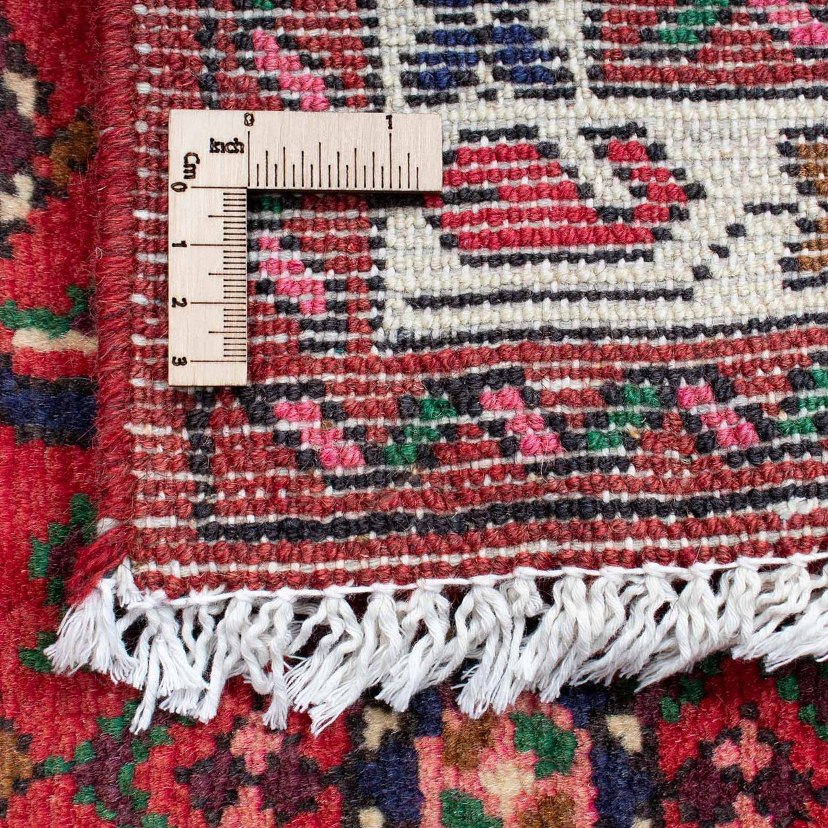 Runner Persisk matta - Nomadic - 200 x 80 cm - mörkröd