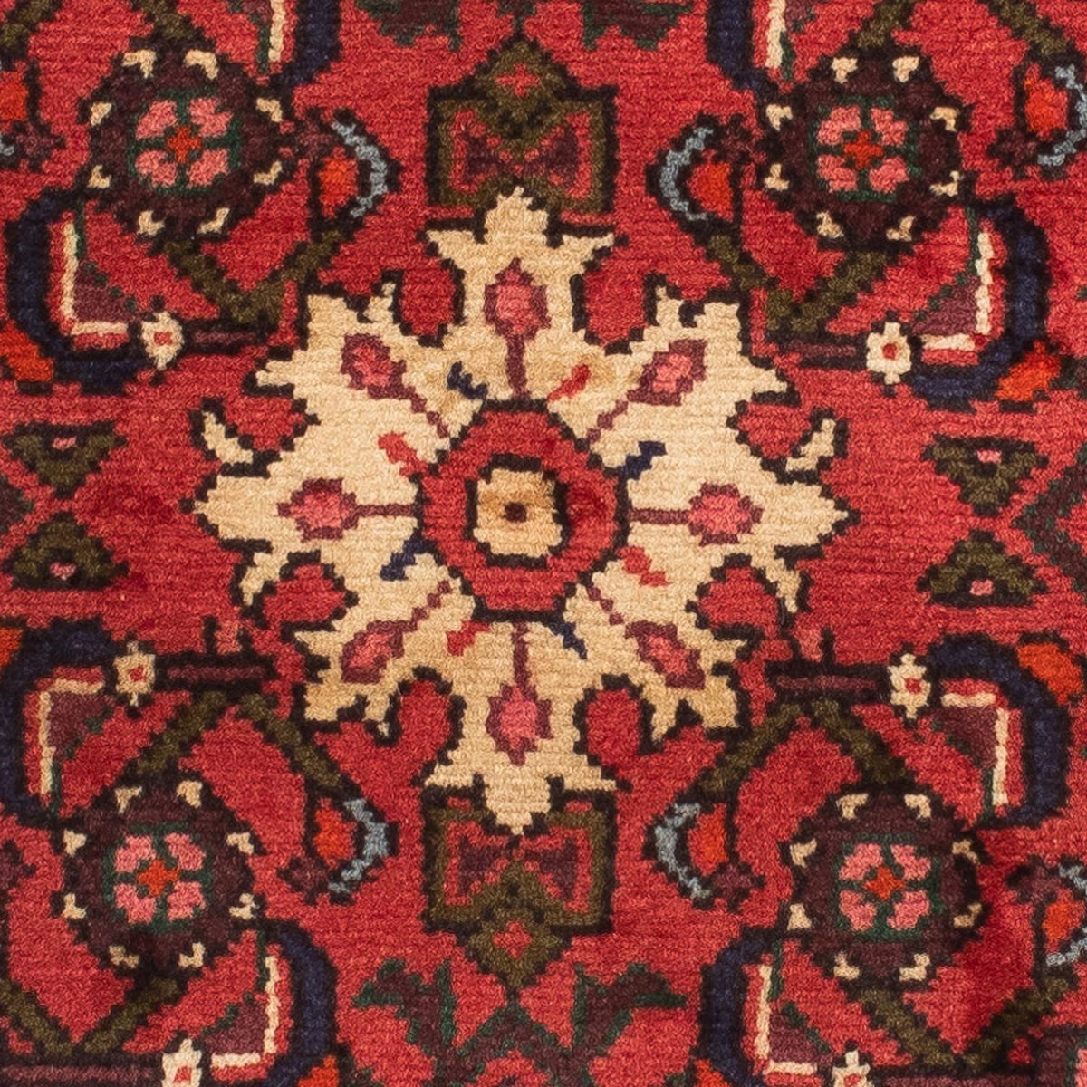 Runner Persisk matta - Nomadic - 200 x 70 cm - mörkröd