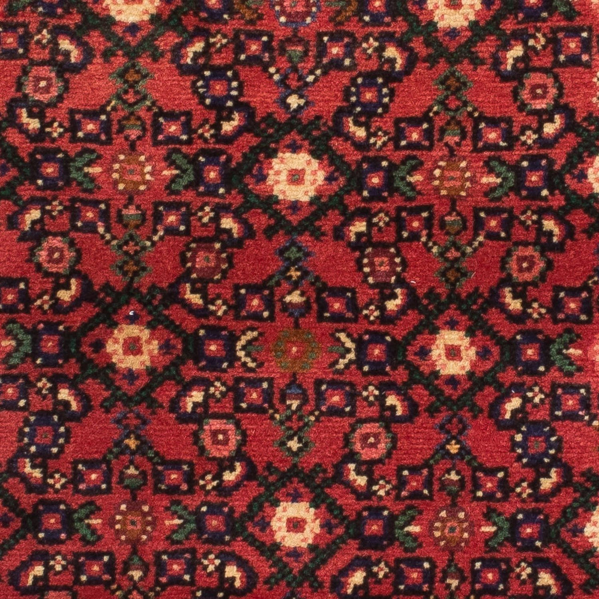 Runner Persisk matta - Nomadic - 200 x 73 cm - mörkröd