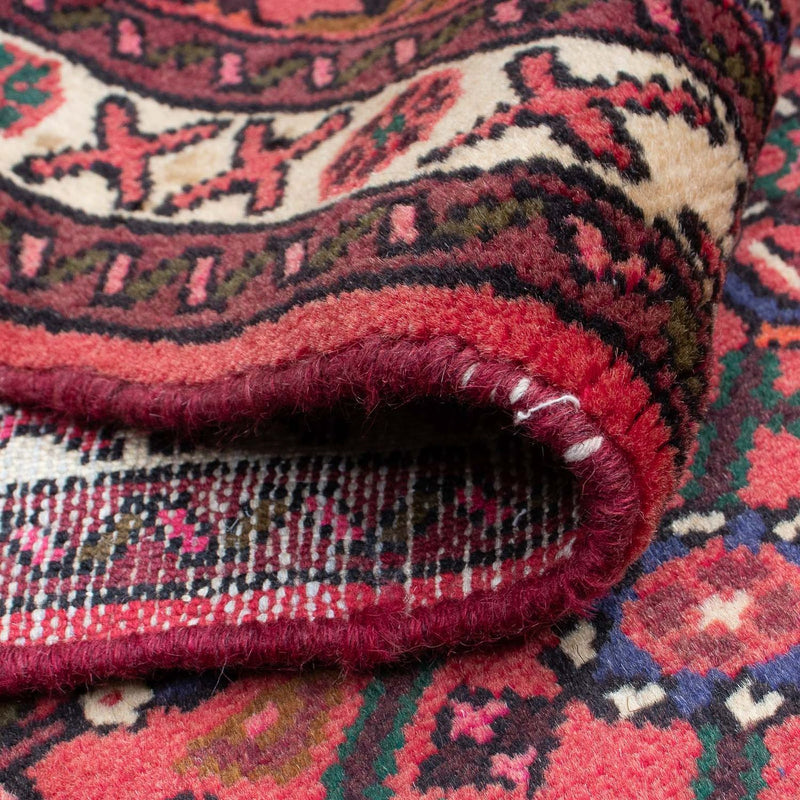 Runner Persisk matta - Nomadic - 195 x 74 cm - mörkröd