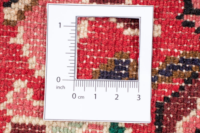 Persisk matta - Nomadic - 143 x 110 cm - mörkröd