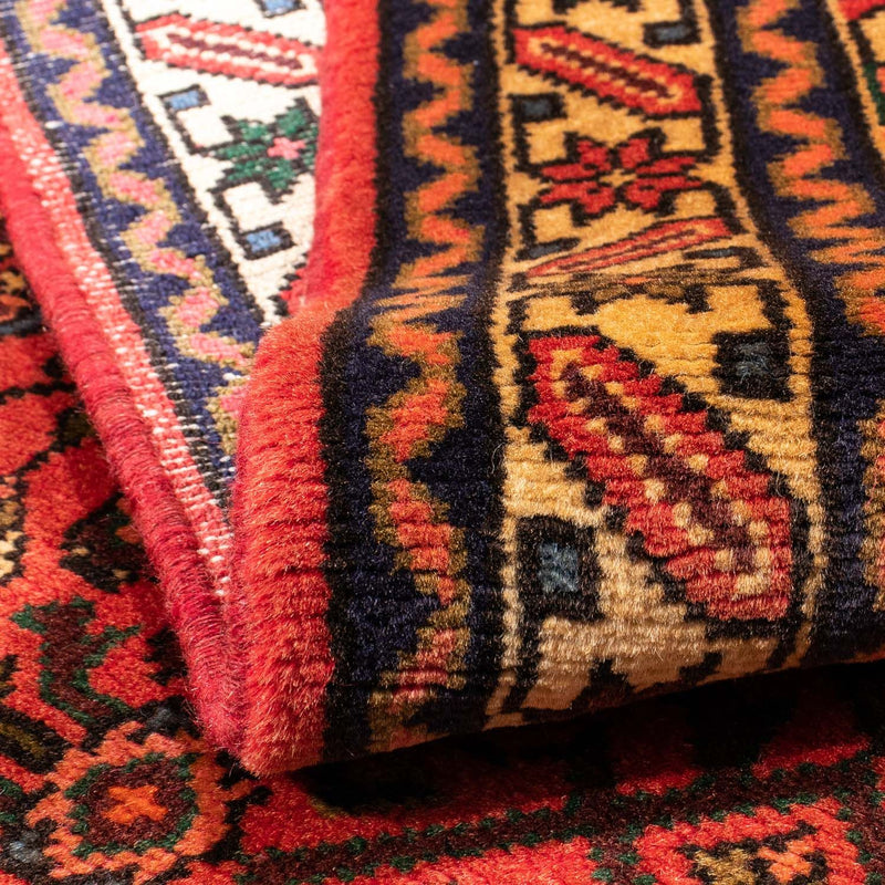 Persisk matta - Nomadic - 156 x 106 cm - mörkröd