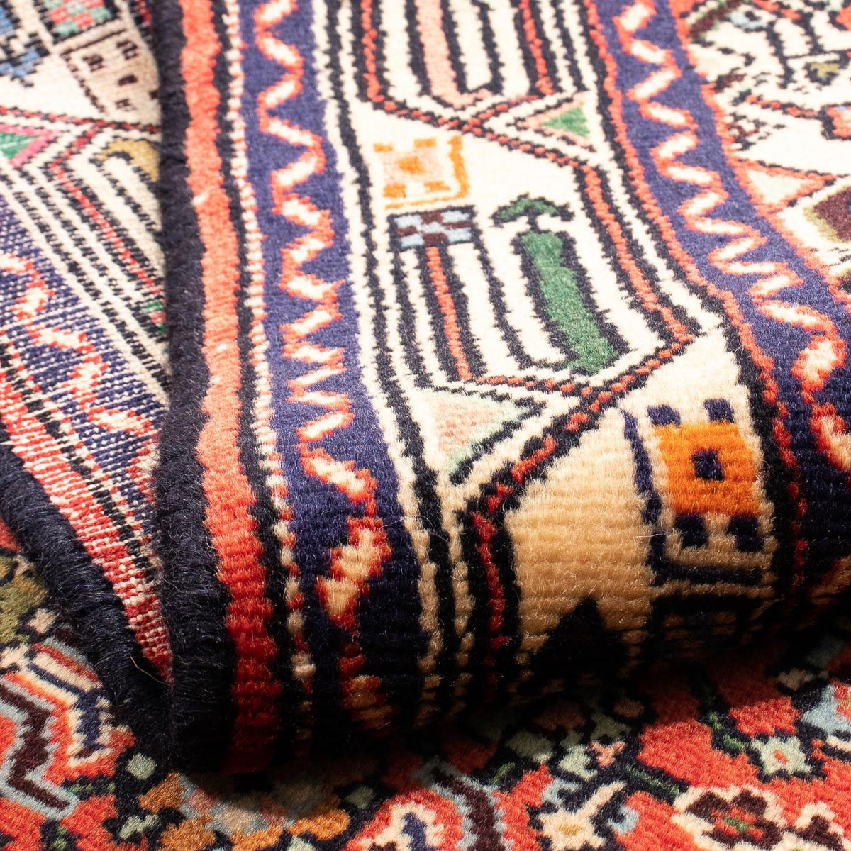 Persisk matta - Nomadic - 160 x 103 cm - röd