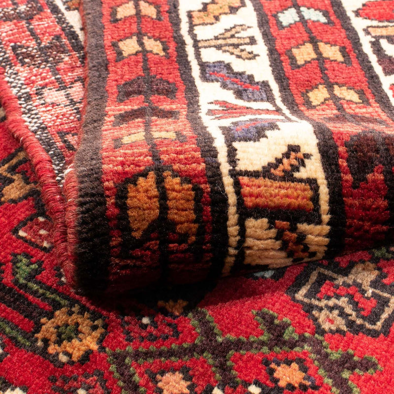 Persisk matta - Nomadic - 160 x 115 cm - mörkröd