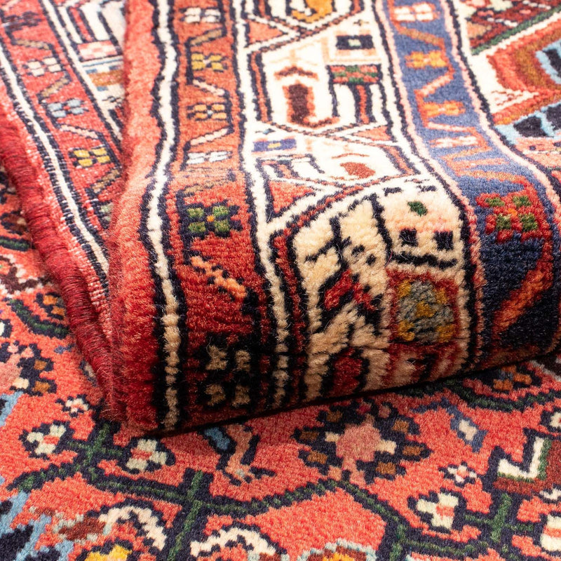 Persisk matta - Nomadic - 160 x 105 cm - mörkröd