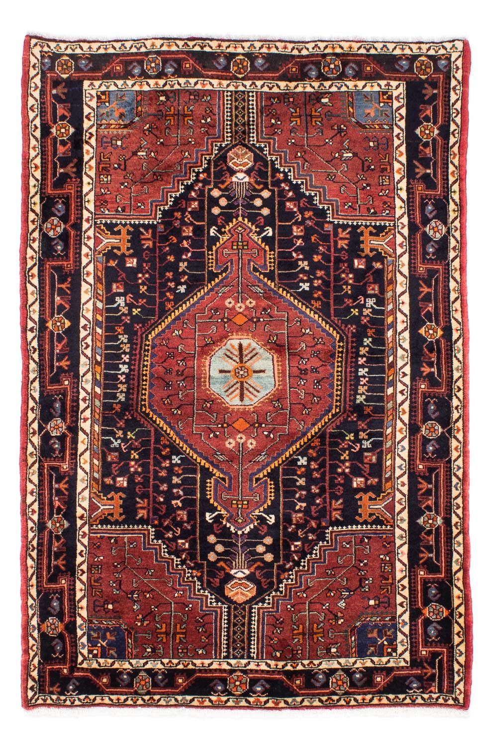 Persisk matta - Nomadic - 217 x 145 cm - mörkblå