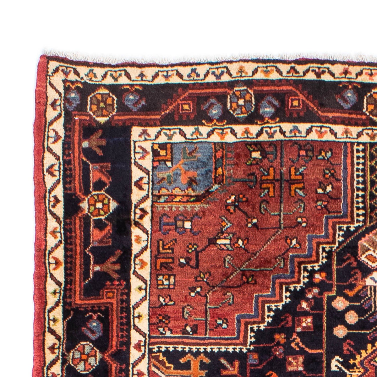 Persisk matta - Nomadic - 217 x 145 cm - mörkblå