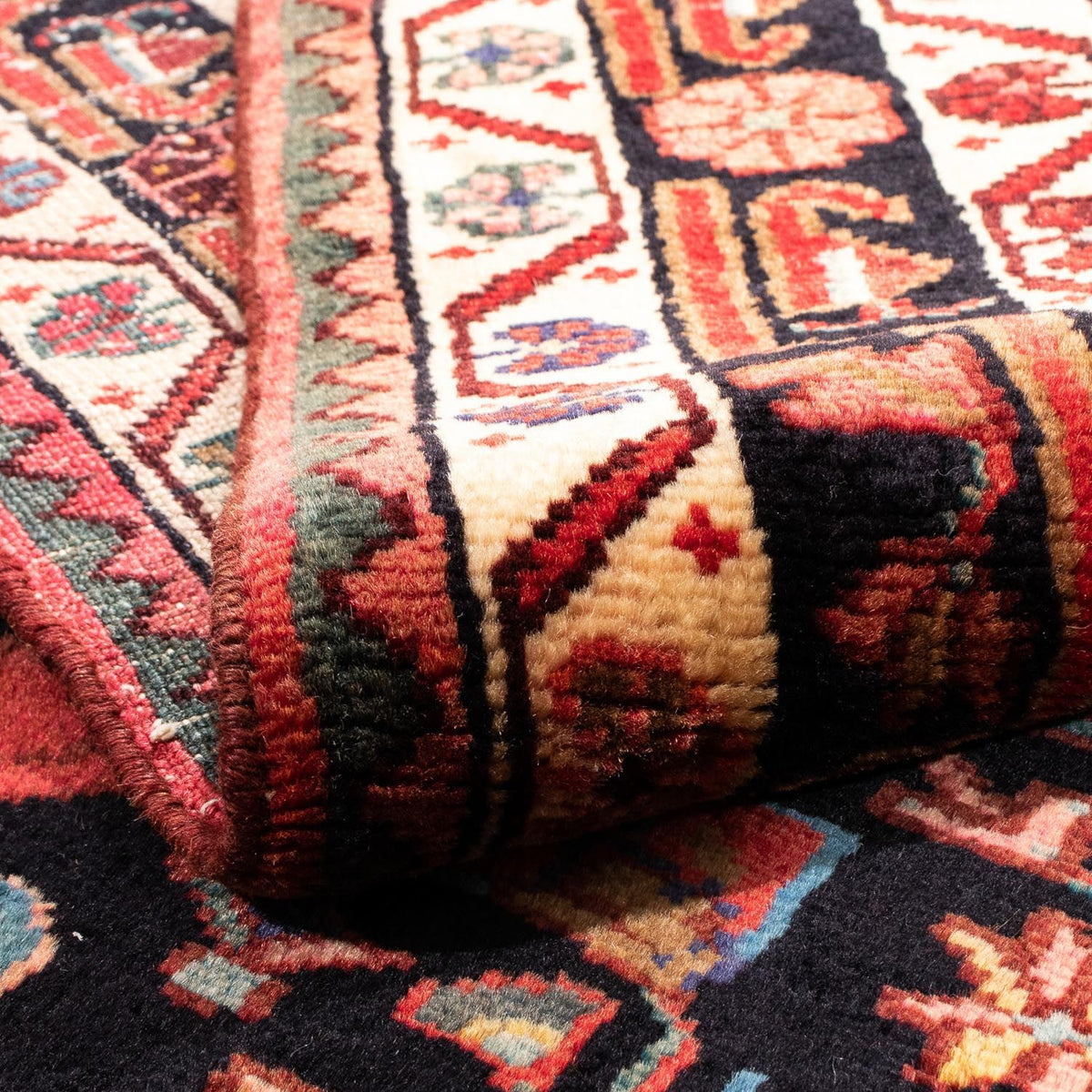 Persisk matta - Nomadic - 200 x 115 cm - mörkblå