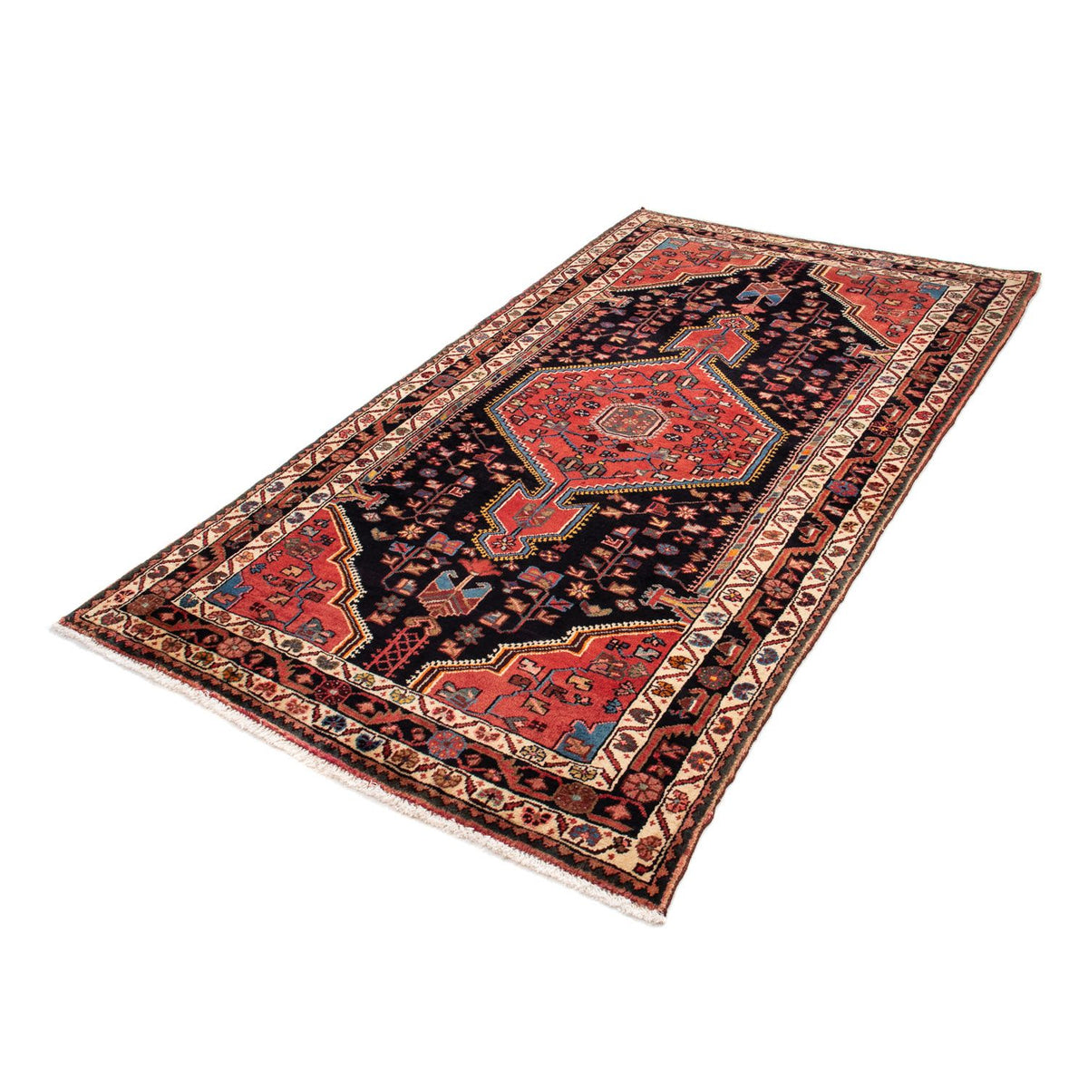 Persisk matta - Nomadic - 200 x 115 cm - mörkblå