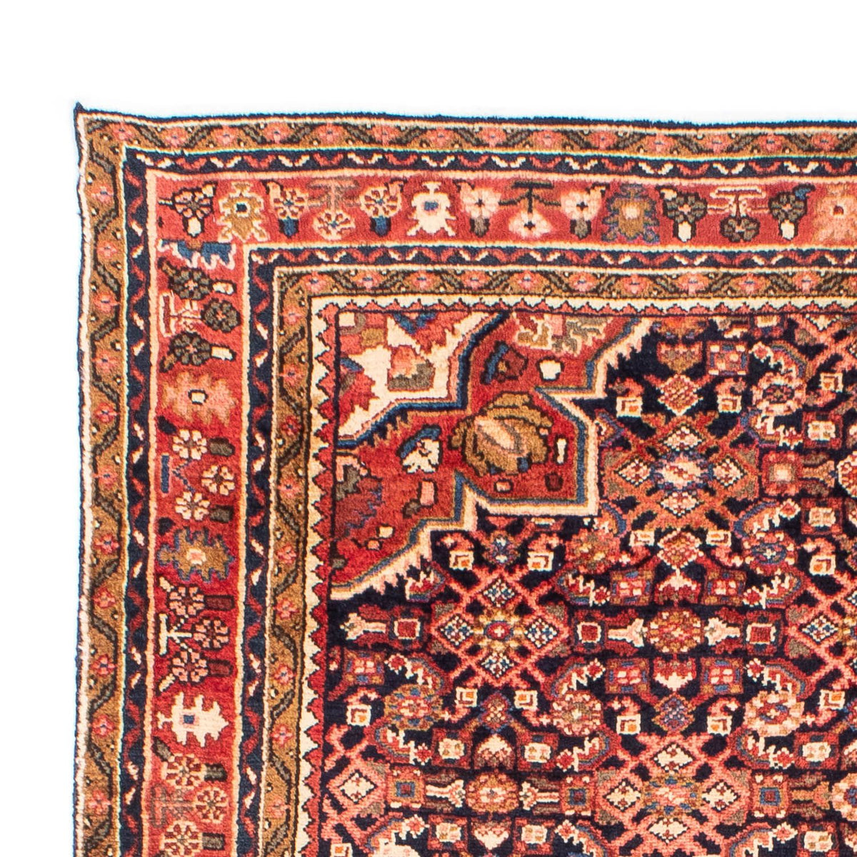 Persisk matta - Nomadic - 215 x 153 cm - mörkblå