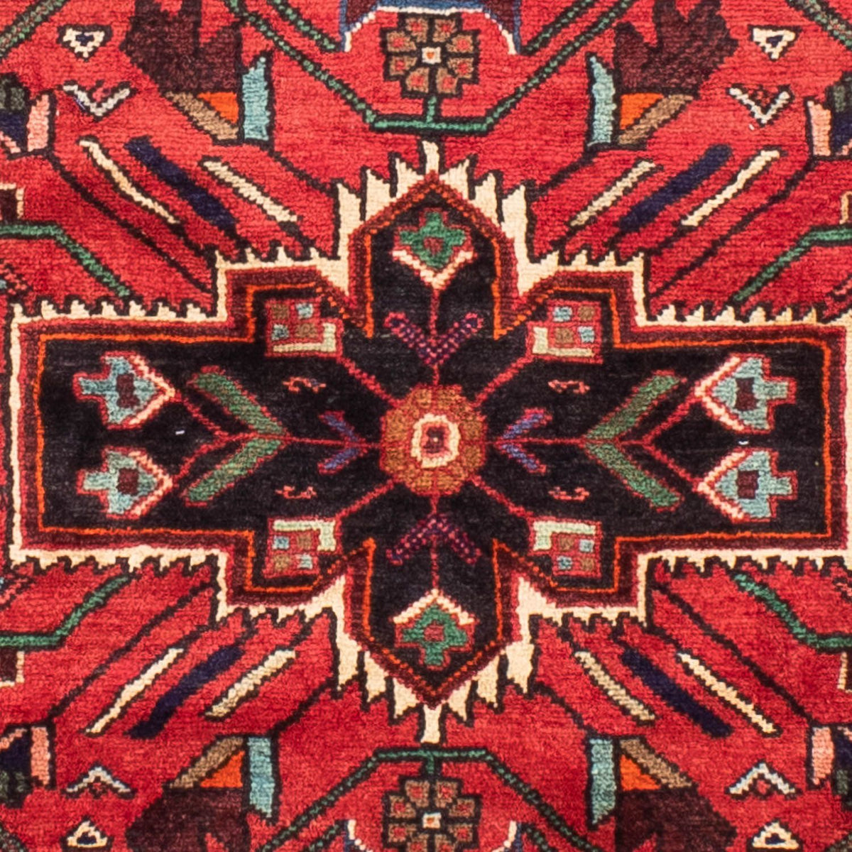 Persisk matta - Nomadic - 212 x 130 cm - mörkröd