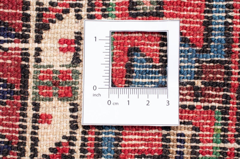 Persisk matta - Nomadic - 212 x 130 cm - mörkröd