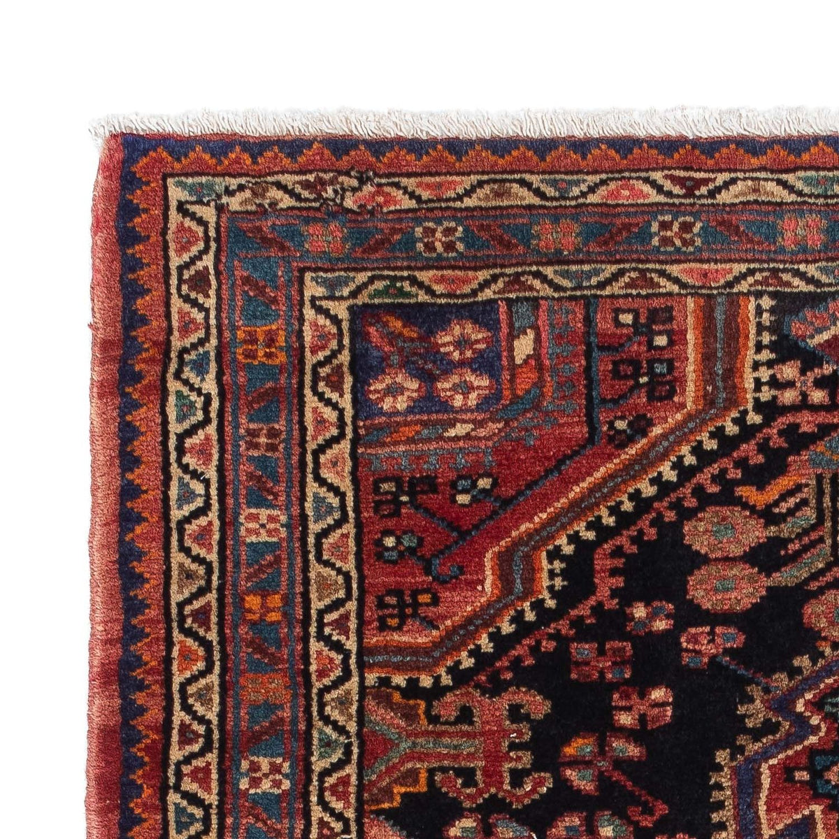 Persisk matta - Nomadic - 130 x 88 cm - mörkblå