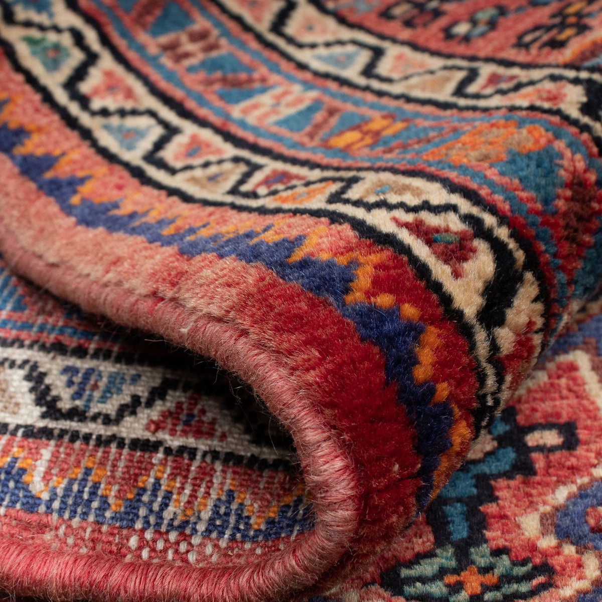 Persisk matta - Nomadic - 130 x 88 cm - mörkblå