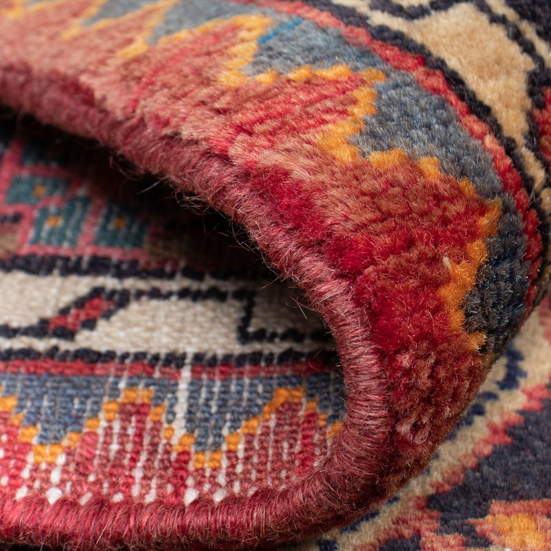 Persisk matta - Nomadic - 120 x 85 cm - mörkröd