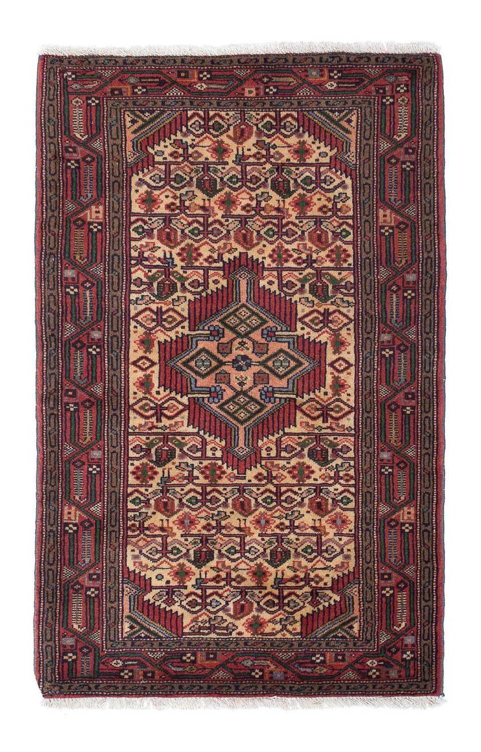Persisk matta - Nomadic - 133 x 82 cm - beige
