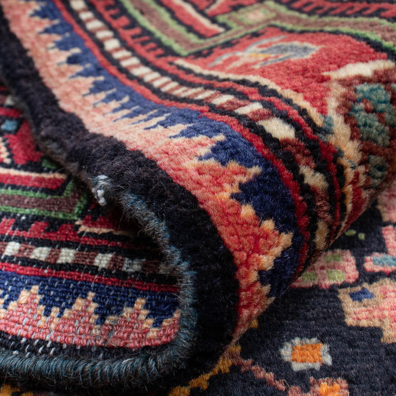 Persisk matta - Nomadic - 134 x 88 cm - mörkblå