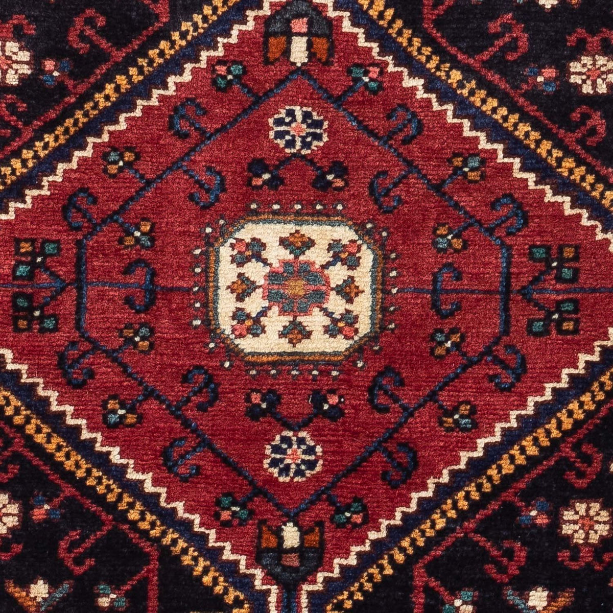 Persisk matta - Nomadic - 122 x 78 cm - mörkblå