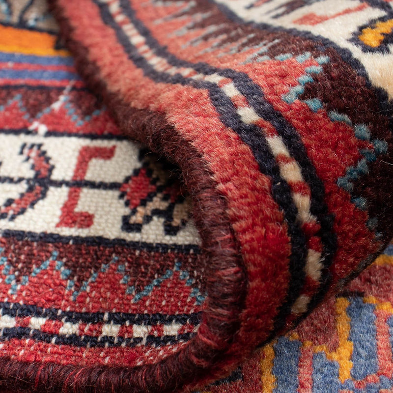 Persisk matta - Nomadic - 118 x 81 cm - mörkröd