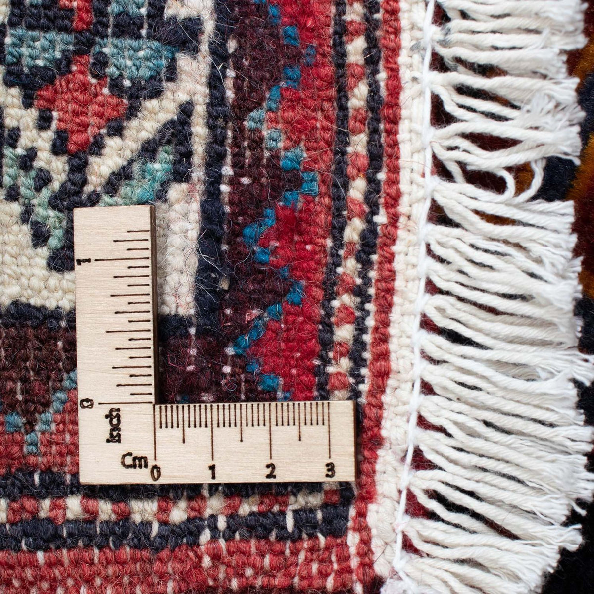 Persisk matta - Nomadic - 118 x 81 cm - mörkröd