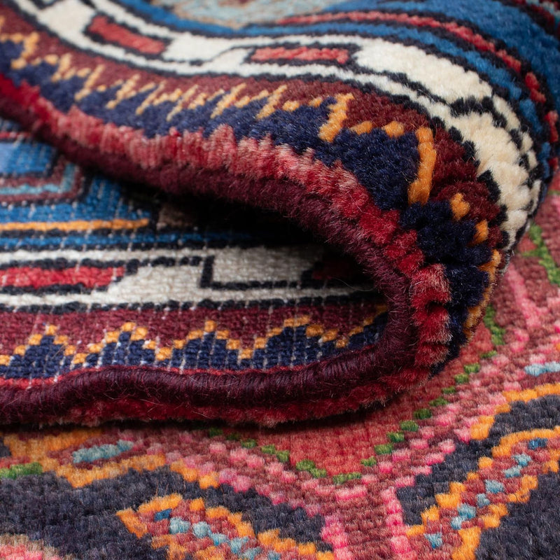 Persisk matta - Nomadic - 125 x 90 cm - mörkröd