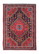 Persisk matta - Nomadic - 130 x 90 cm - röd