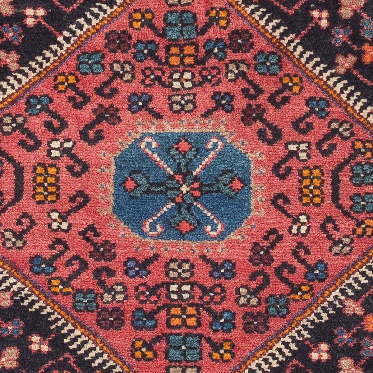 Persisk matta - Nomadic - 118 x 83 cm - mörkblå