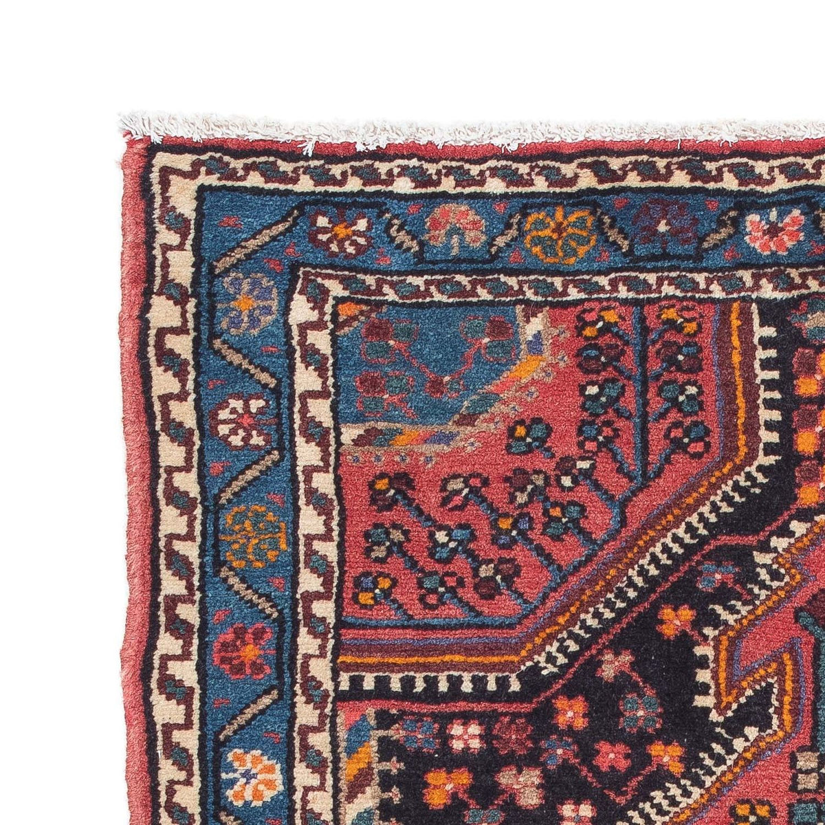 Persisk matta - Nomadic - 118 x 83 cm - mörkblå