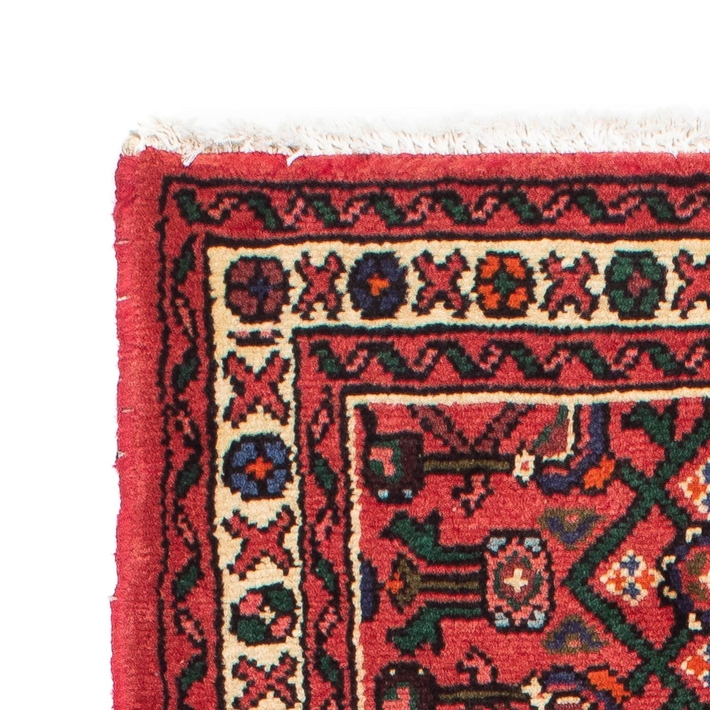 Runner Persisk matta - Nomadic - 190 x 68 cm - mörkröd